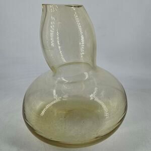 Vintage Hysteria Willy Johansson for Hadeland glass wine carafe decanter vase